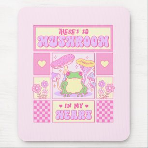 Niedlicher Frosch und Pilz - Funny Romantic Mousepad