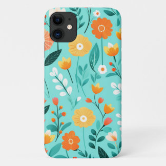 Niedlicher Frühling Blumenmuster Wildblume Muster Case-Mate iPhone Hülle