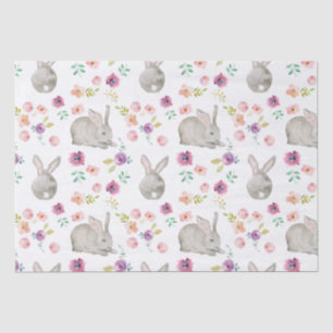 Niedlicher Frühling Ostersonne und Blume Muster Seidenpapier