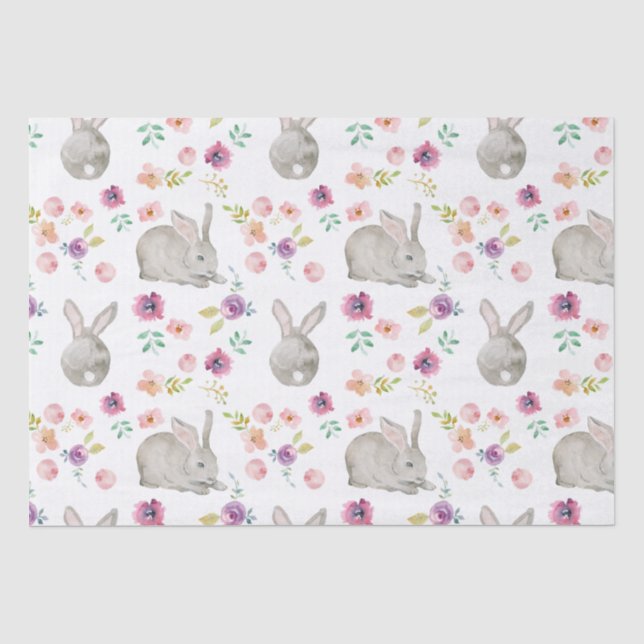 Niedlicher Frühling Ostersonne und Blume Muster Seidenpapier (Vorderseite)