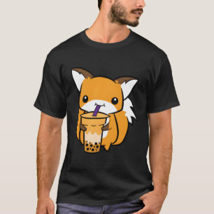 Niedlicher Fuchs mit Blasen-Tee T-Shirt
