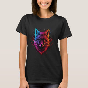 niedlicher Fuchs mit farbigen Füchsen Arktis Junge T-Shirt