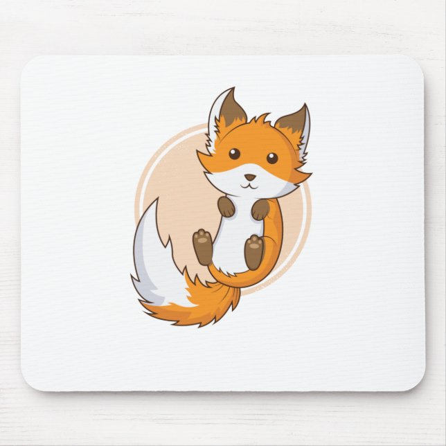 niedlicher Fuchs Mousepad (Vorne)
