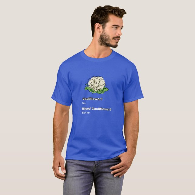 Niedlicher Funny Cauliflower Spaß T-Shirt (Vorne ganz)