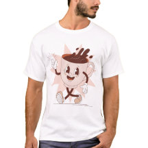Niedlicher Funny Coffee Cartoon