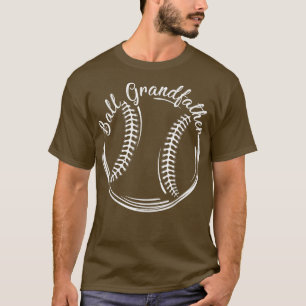 Niedlicher Funny Player Fan Baseball Großvater Män T-Shirt