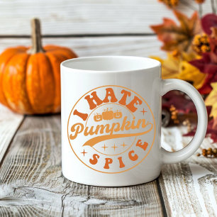 Niedlicher Funny Seasonal Fall Hate Pumpkin Gewürz Kaffeetasse
