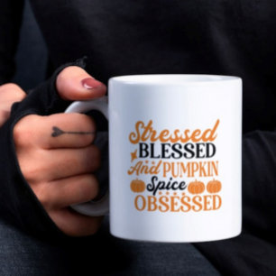 Niedlicher Funny Seasonal Fall Pumpkin Gewürzkaffe Kaffeetasse