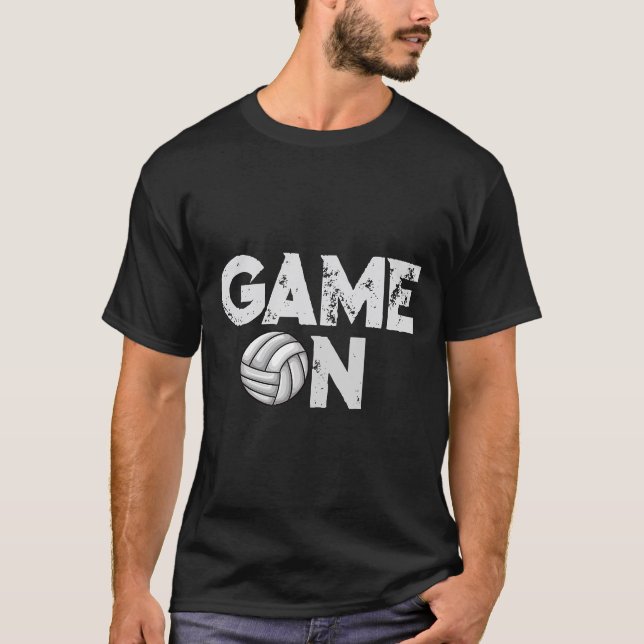 Niedlicher Funny Volleyball für Teen Girls and Wom T-Shirt (Vorderseite)