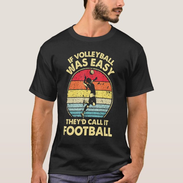 Niedlicher Funny Volleyball für Teen Girls und Fra T-Shirt (Vorderseite)