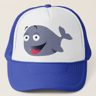 Niedlicher Funny Whale Cartoon Zeichnend Truckerkappe