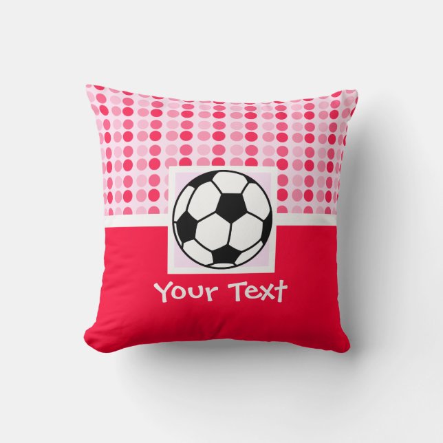 Niedlicher Fußball-Ball Kissen (Vorderseite)