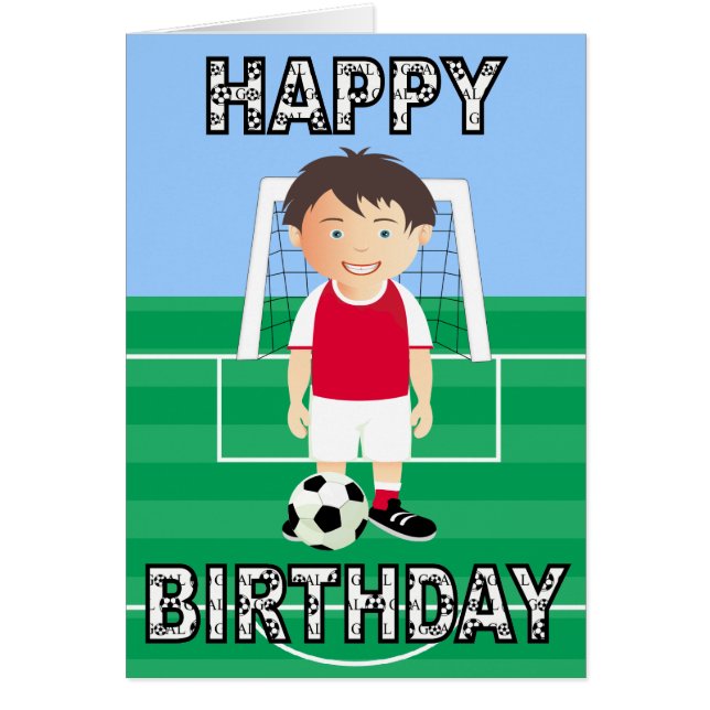 Niedlicher Fußball-Spieler (Vorne)