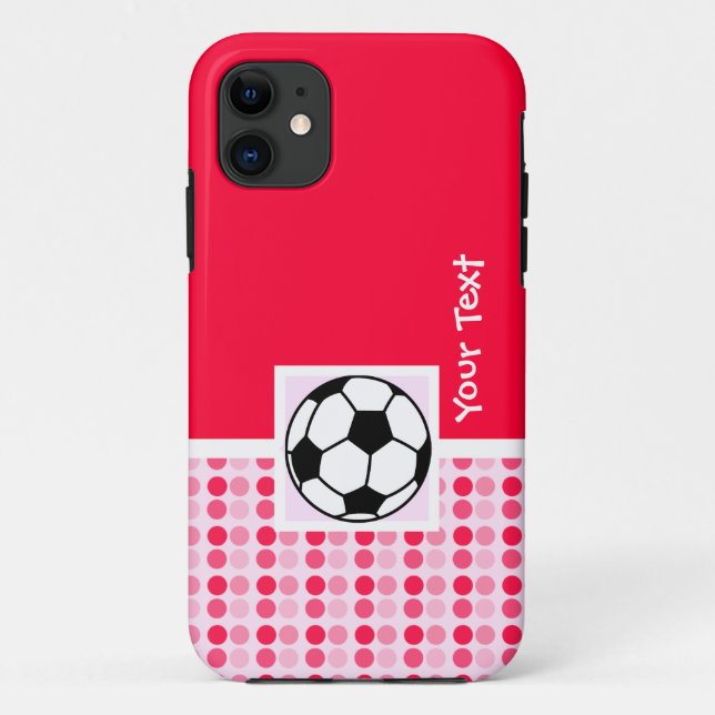 Niedlicher Fußballball Case-Mate iPhone Hülle (Rückseite)