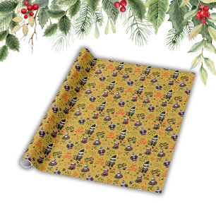 Niedlicher Gangster Weihnachten Weihnachten auf Go Geschenkpapier