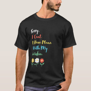 Niedlicher Gärtner, den ich mit meinem Garten plan T-Shirt