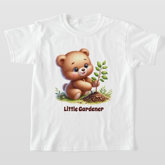 Niedlicher Gärtner T-Shirt (Ablage )