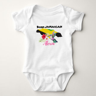 Niedlicher Geborener jamaikanischer Personalisiert Baby Strampler