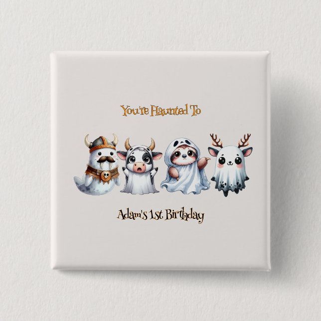 Niedlicher Geburtstag Button (Vorderseite)