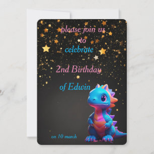 niedlicher Geburtstag Einladung