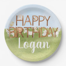 Niedlicher Geburtstag von Nutztieren