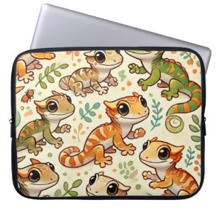 Niedlicher Gecko-Laptop-Sieb Laptopschutzhülle