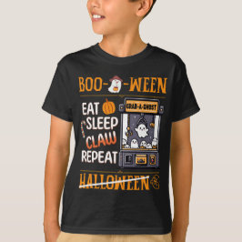 Niedlicher Geist isst schlafende Schwertmaschine h T-Shirt