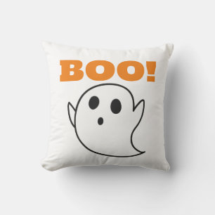 Niedlicher Geist mit BOO! Kissen