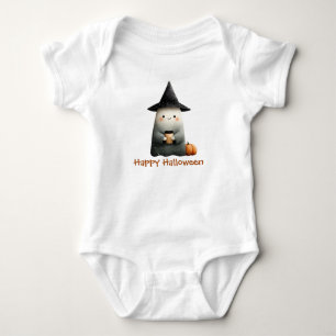 Niedlicher Geist mit Kaffeehaus Baby Strampler