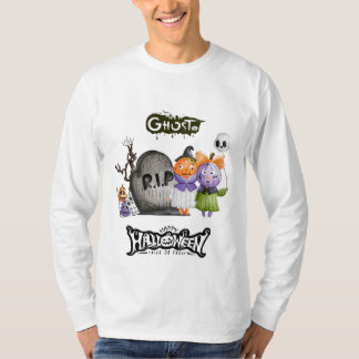 Niedlicher Geist-T - Shirt, lustiger Halloween-T - T-Shirt