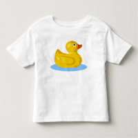 Niedlicher Gelber Gummi Ducky Cartoon Duck Schwimm