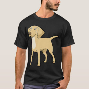 Niedlicher Gelber Labrador Golden Retriever Hund T-Shirt
