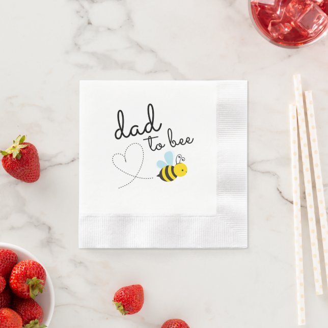 Niedlicher gelber Vater Serviette (Beispiel)