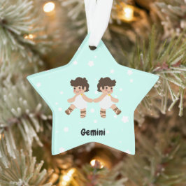 Niedlicher Gemini Star Ornament