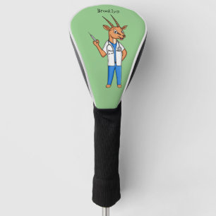 Niedlicher Gemsbok-Antilope-Cartoon Golf Headcover