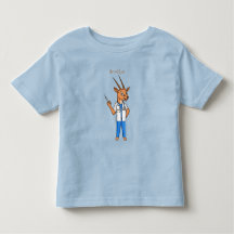 Niedlicher Gemsbok-Antilope-Cartoon