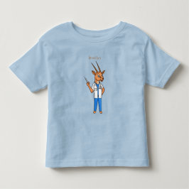 Niedlicher Gemsbok-Antilope-Cartoon Kleinkind T-shirt
