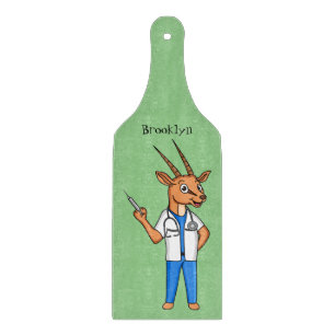Niedlicher Gemsbok-Antilope-Cartoon Schneidebrett