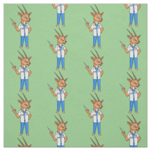 Niedlicher Gemsbok-Antilope-Cartoon Stoff