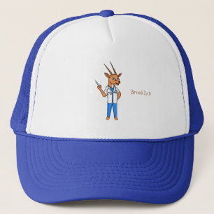 Niedlicher Gemsbok-Antilope-Cartoon Truckerkappe