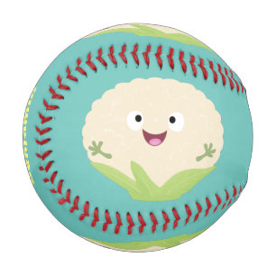 Niedlicher Gemüsegarten-Cartoon Baseball