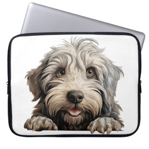 NIEDLICHER GERNE BERGAMASCO DOG LAPTOPSCHUTZHÜLLE