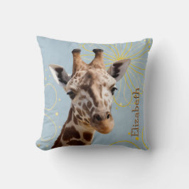 Niedlicher Giraffe Tilger Head Kissen