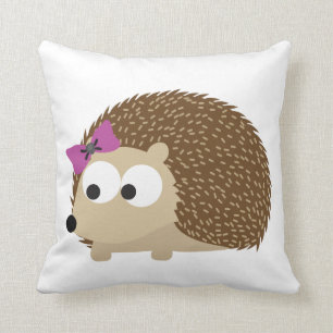 niedlicher Girl-Igel Kissen
