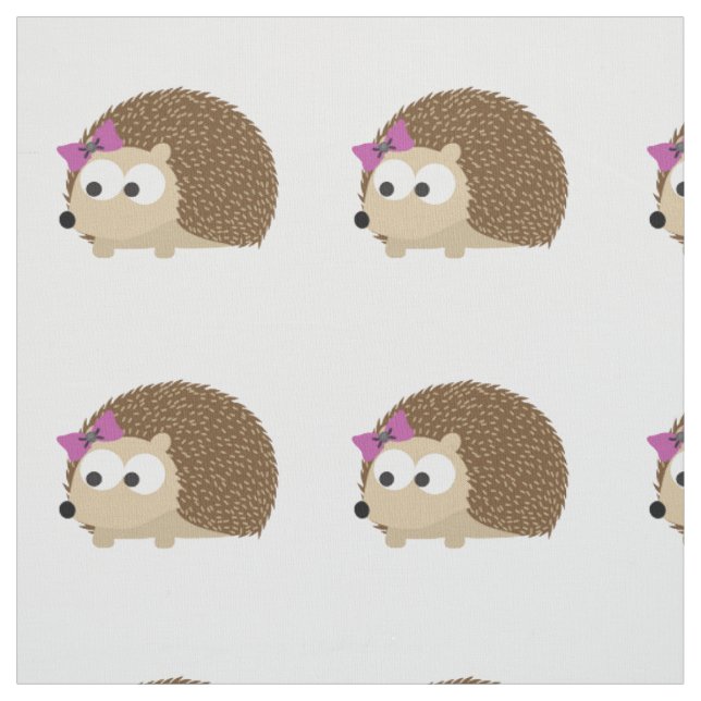 Niedlicher Girl-Igel Stoff (Muster)