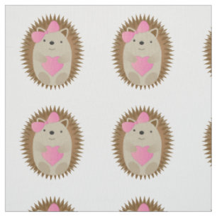 Niedlicher Girl-Igel Stoff