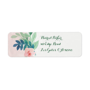 Niedlicher Girly feiner BlumenWatercolor