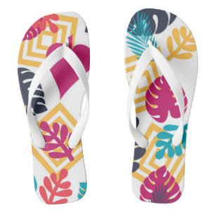 Niedlicher Girly Fun Tropical Flip Flops