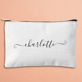 Niedlicher Girly Minimalistischer Individuelle Nam Zubehörtasche