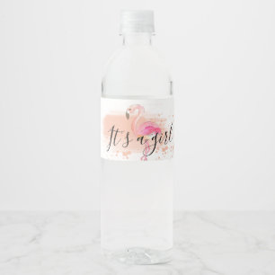 Niedlicher girly rosa Flamingo waterbottle